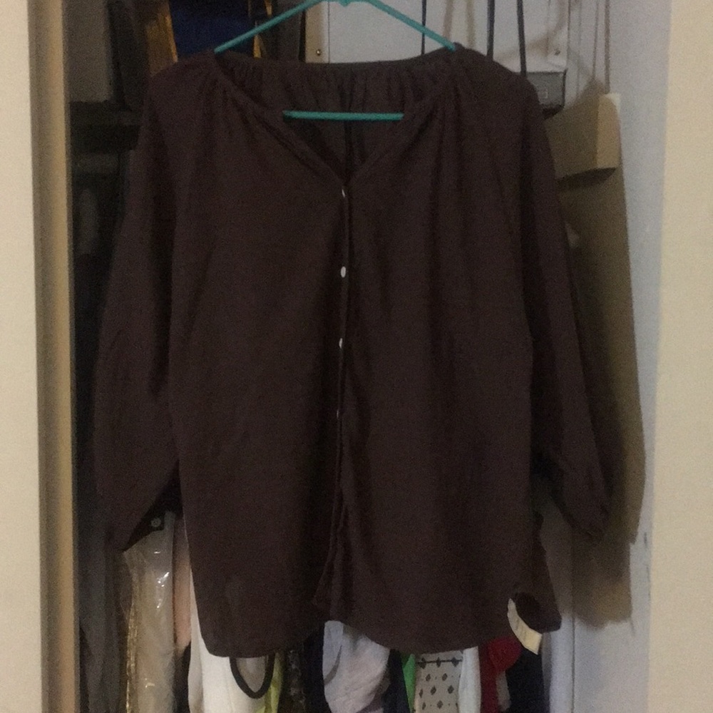 Brown Blouse